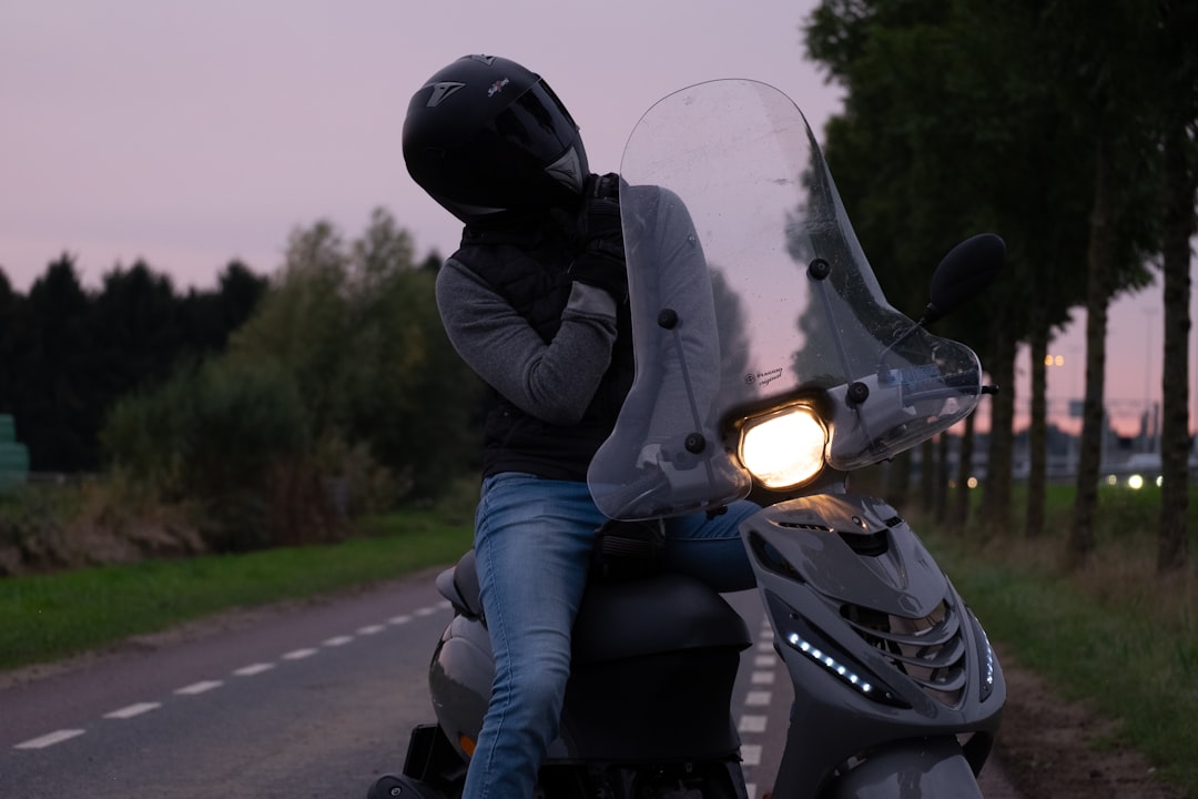 Photo black biker jacket